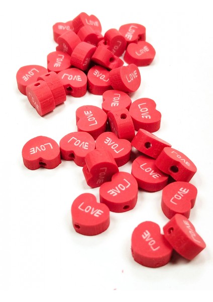 90 Adet 10 mm Polimer Kil Fimo Boncuk Takı Bileklik + 5 Metre Misina Hediye - Smile - Nazar - Love fiyatları