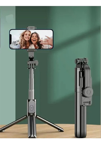 Kablosuz Uzaktan Kumandalı Tripod Selfie Çubuğu modelleri