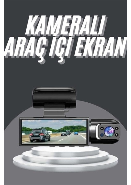 Video ve Fotoğraf Kaydedici Sürüş Kamerası Ön ve Arka Çift Kameralı fiyatları