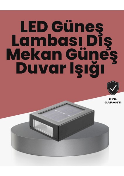 Bahçe ve Balkon Için Güneş Enerjili Lamba