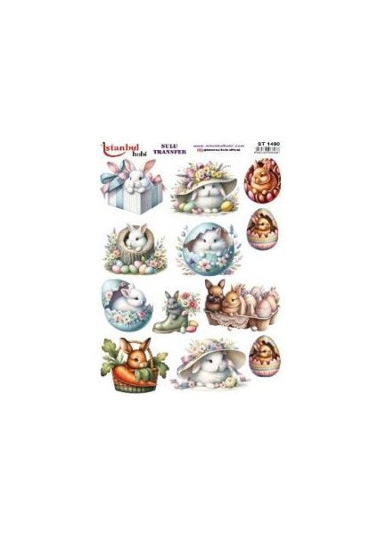 Sulu Transfer Kağıdı 25X35CM ST-1490