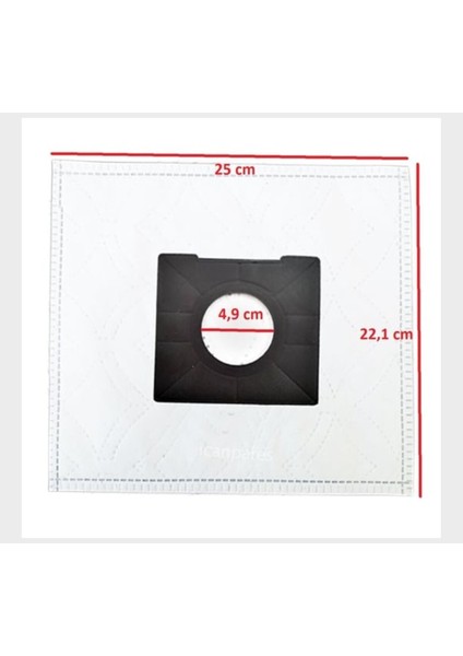 Uyumlu Süpürge Toz Torbası, Beyaz, Ar 456 Cleanart Compatible fiyatları