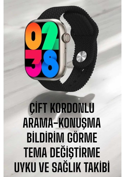 Akıllı Saat Tema Değiştirme Uyku ve Sağlık Takibi Bluetooth Bağlantılı modelleri