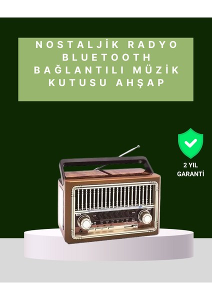 Kablosuz Bluetooth Hoparlör ve Fm Radyo
