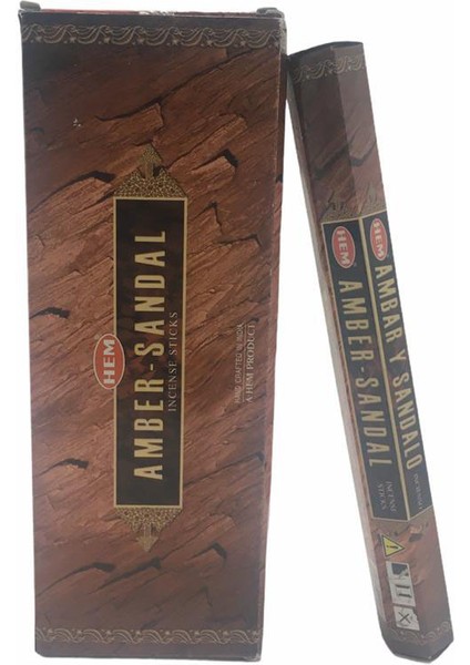 Hem Amber Sandal Aromalı Çubuk Tütsü