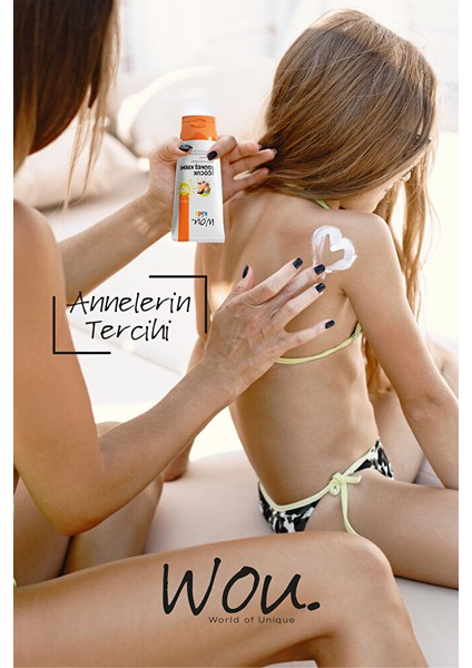 Kids Çocuk Güneş Kremi SPF50+ 50 ml Yüksek Koruma Tüm Cilt Tiplerine Uygun Dermatolojik Onaylı indirimleri