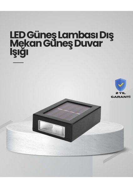 Güneş Enerjili LED Duvar Aydınlatması