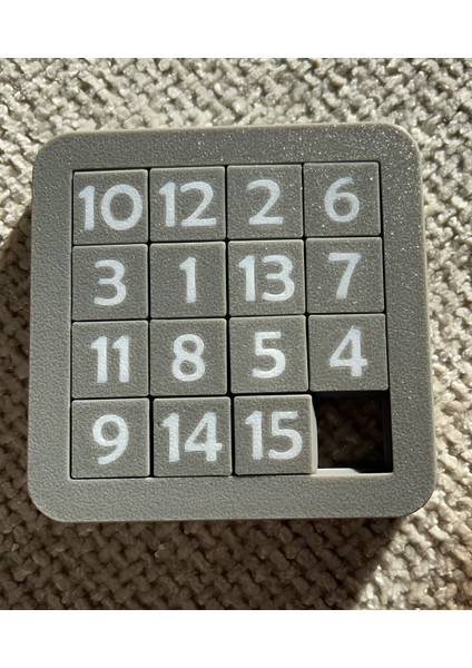 Sayılarla 4x4 Puzzle Oyunu En Güzel Zeka Geliştirici ve Eğlenceli Oyun modelleri