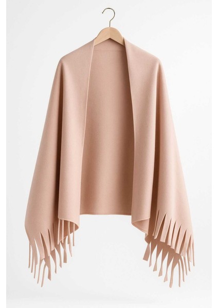 Softiva Polar Omuz Şalı 70X180 cm Unisex Kışlık Şal Pudra fiyatları