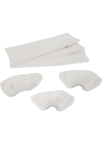 Buharlı Süpürge Mikrofiber Bez Seti 3'lü, Temizlik Kolaylaştırıcı, Kullanışlı ve Dayanıklı