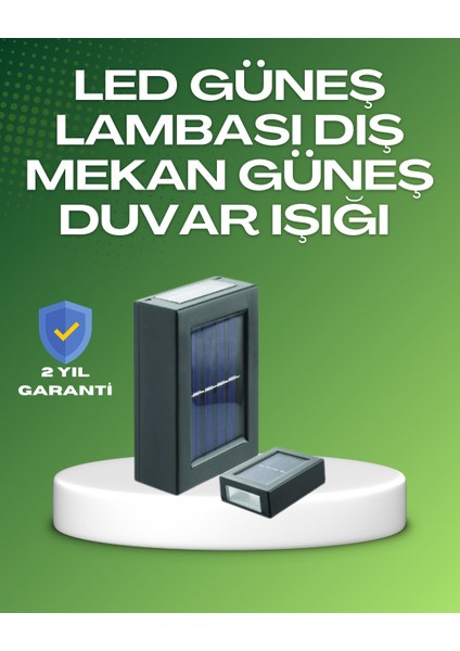 Dış Mekan Güneş Paneli ile Aydınlatma Lambası