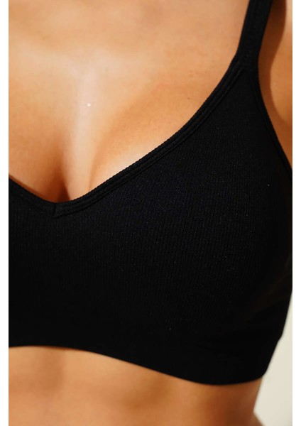 Siyah Light Invisible V Kesim Dikişsiz Sütyen fiyatları