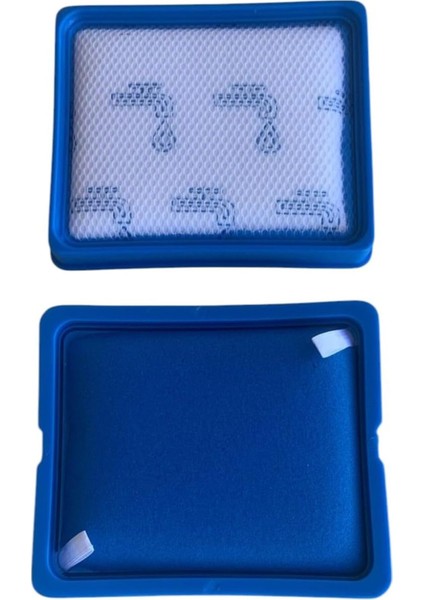 Mavi Plastik Süpürge Hepa Filtre Süngerli, 2 Adet, Uyumlu Modeller Için Ideal