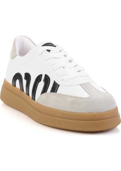 Beyaz Siyah Kadın Sneaker K01179600009 fiyatları