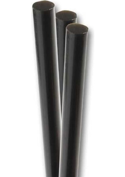 8X300MM Siyah Kalın Silikon Çubuk, 1kg, Çok Amaçlı Atölye ve Ev Kullanımı