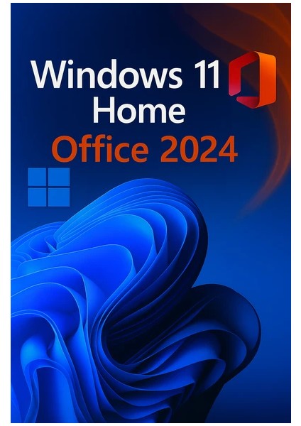 Windows 11 Home Key + Microsoft Office 2024 Dijital Lisans – Süresiz Kullanım - 2025-2026 Ürün Anahtarı