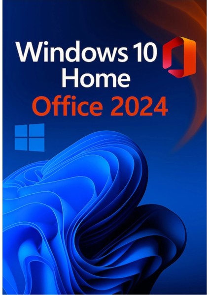Windows 10 Home Key + Microsoft Office 2024 Dijital Lisans – Süresiz Kullanım - 2025-2026 Ürün Anahtarı