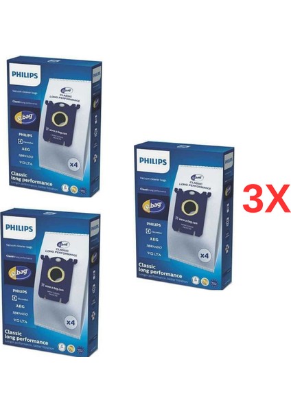 Turuncu 3'lü Toz Torbası Seti, Temiz ve Kullanışlı Ev Temizliği Aksesuarı