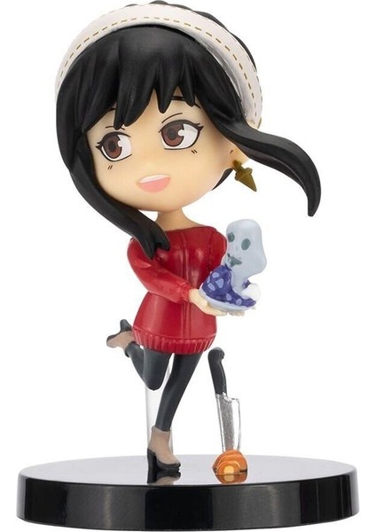 Kaz 0246 Total Anime Mini Büst Figür Asorti 12Lİ Display modelleri