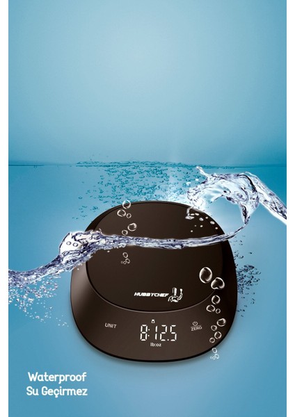 Su Geçirmez Elektronik Mutfak Tartısı, 5kg/1g, Dayanıklı ve Güvenilir