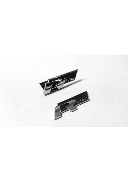 2 x Vw Tiguan 5n 2008-2016 R-Line Ön Panjur - Bagaj Logosu