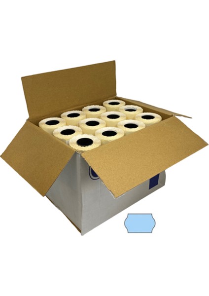 Açık Mavi Etiketli, 96 Adet Etiketleme Makinesi Için Kullanışlı Çözüm