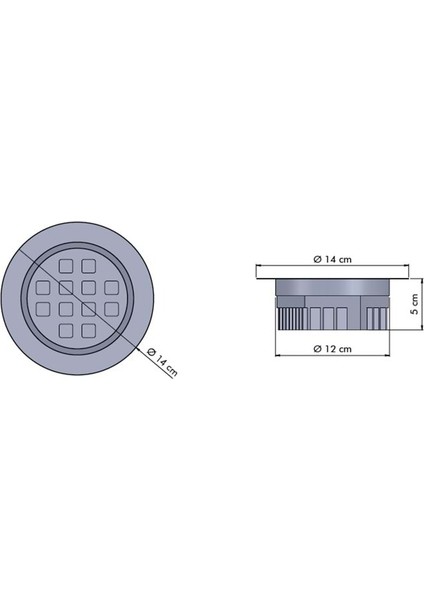 12 LED Yuvarlak Vitrın Aydınlatma, Beyaz, Şık ve Enerji Tasarruflu Aydınlatma Seçeneği fiyatları