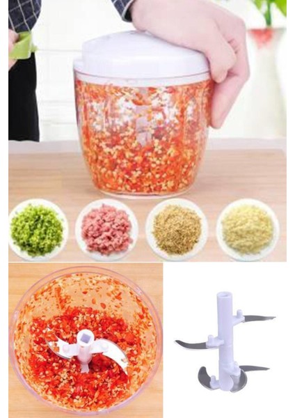 Beyaz Rondo 5'li Iplik Bıçak Seti, Çok Amaçlı ve Kullanışlı Tasarım