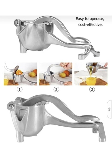 Elmalı ve Narenciye Meyve Sıkacağı, Dayanıklı Metal Tasarım