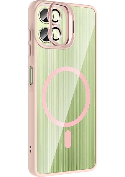 Samsung Galaxy A06 Uyumlu Kılıf Lens Korumalı Açılır Standlı Magsafe Destekli Çizilmez Kapak fiyatları