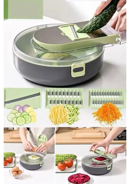 Çok Fonksiyonlu Konserve ve Sebze Doğrayıcı, Pratik ve Şık Mutfak Aracı