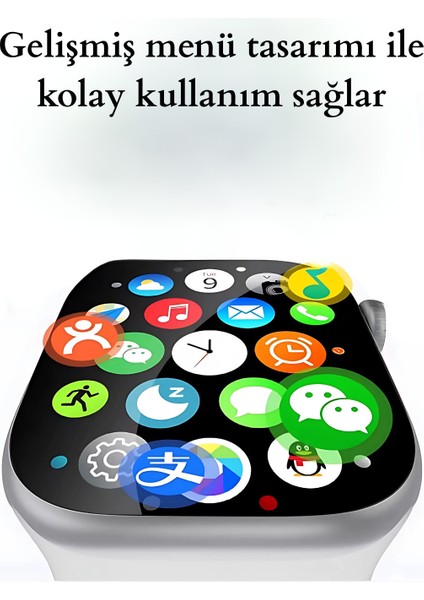 Mini Akıllı Saat Seti, Bilezik, 3 Kordon, Kırılmaz Cam, Hediyeli, Sarı modelleri