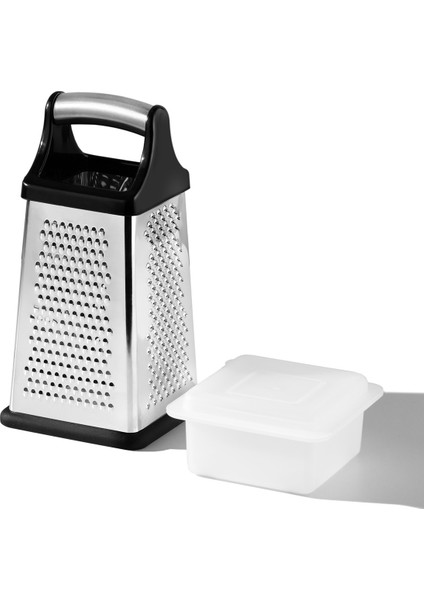 Paslanmaz Çelik Kare Hazneli Rende, Dayanıklı ve Kullanışlı Mutfak Gereci fırsatları