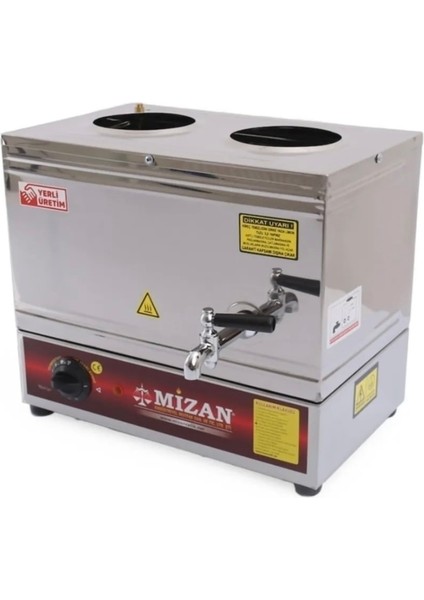 Elektrikli 19 Lt Çay Kazanı, 2 Hazneli, Şık ve Kullanışlı Semaver Tarzı fiyatları