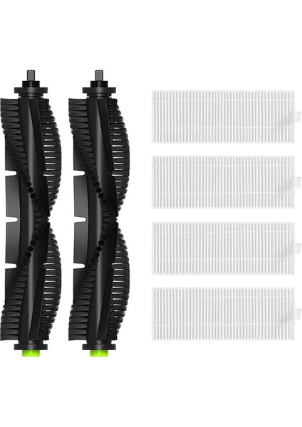 Çok Renkli Temizlik Robotu S10, 6'lı Yedek Parça Seti