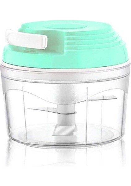 Pratik Ipli Mini Doğrayıcı, 3 Bıçaklı, Renkli, Hızlı ve Kolay Kullanım