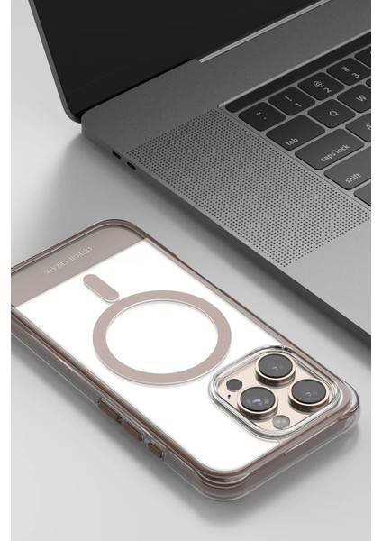 Apple iPhone 15 Hulk Magsafe Kapak - Titan Gri modelleri