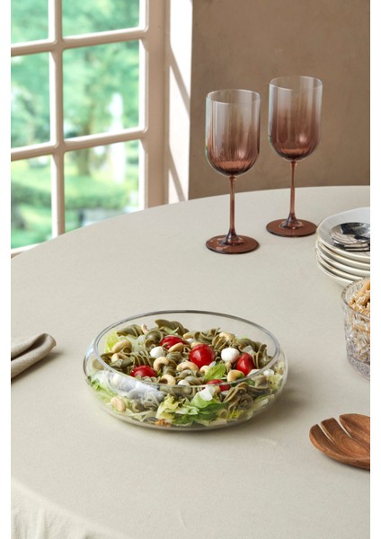 El Yapımı Beyaz Cam Salata Kasesi, Şık ve Hafif Tasarım fiyatları