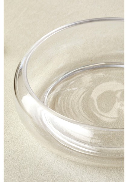 El Yapımı Beyaz Cam Salata Kasesi, Şık ve Hafif Tasarım indirimleri