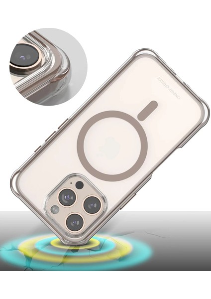 Apple iPhone 15 Hulk Magsafe Kapak - Titan Gri fırsatları