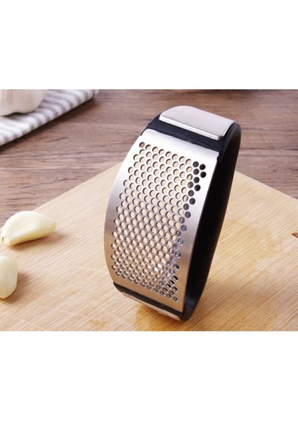 Paslanmaz Çelik Sarımsak Ezici, Pratik ve Dayanıklı Mutfak Gereci