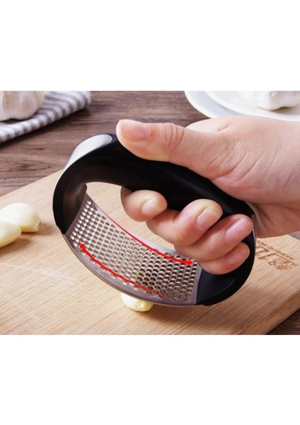 Paslanmaz Çelik Sarımsak Ezici, Pratik ve Dayanıklı Mutfak Gereci