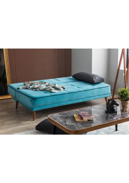 Terro Kolsuz Yataklı Kanepe Turkuaz indirimleri