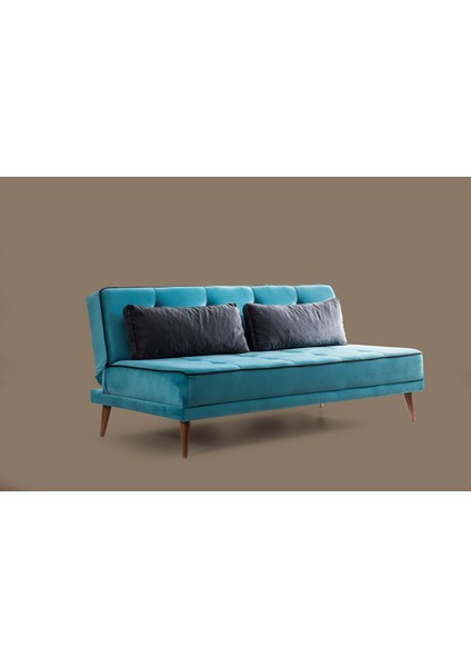 Terro Kolsuz Yataklı Kanepe Turkuaz