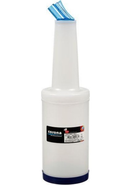 Beyaz 1 Litre Şurup ve Sos Şişesi, Dayanıklı ve Şık Tasarım, Pratik Kullanım.