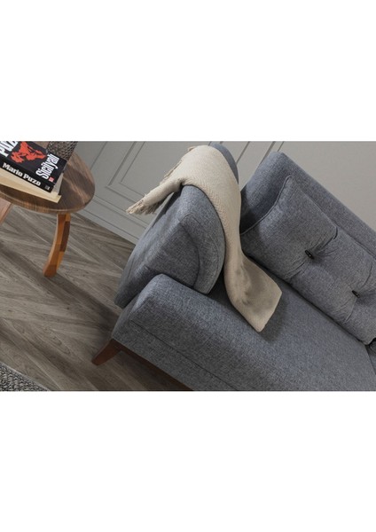 Didar Üçlü Yataklı Kanepe Keten Açık Gri fiyatları