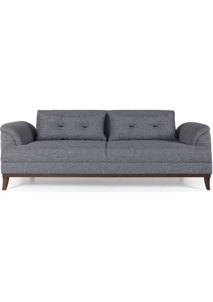 Didar Üçlü Yataklı Kanepe Keten Açık Gri fırsatları