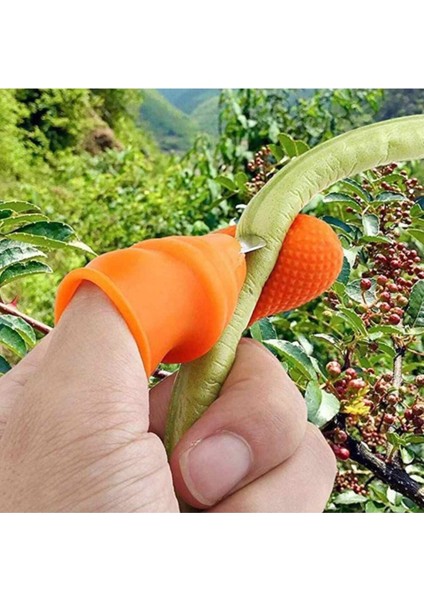 Pratik Baş Parmak Sebze Kesme ve Ayıklama Aleti, Turuncu Renk indirimleri