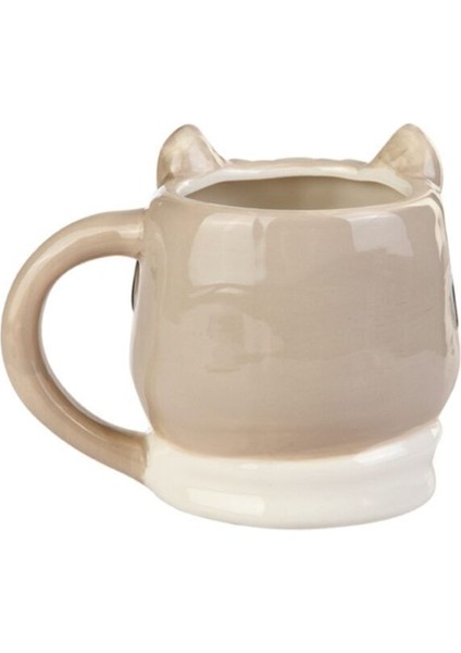 Sevimli Bulldog Temalı Gri Kupa, Sıcak ve Şık Tasarım indirimleri