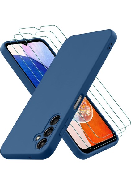 Samsung Galaxy A26 Uyumlu Ekran Koruyuculu Kılıf Çizilmez Içi Kadife Lansman Yumuşak Ince Kapak